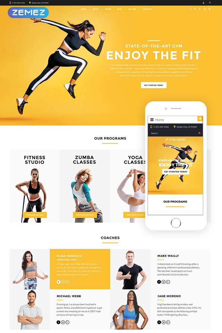 Fitness and Zoomba studio - Dance Studio Multipage Clean Joomla Template #77081