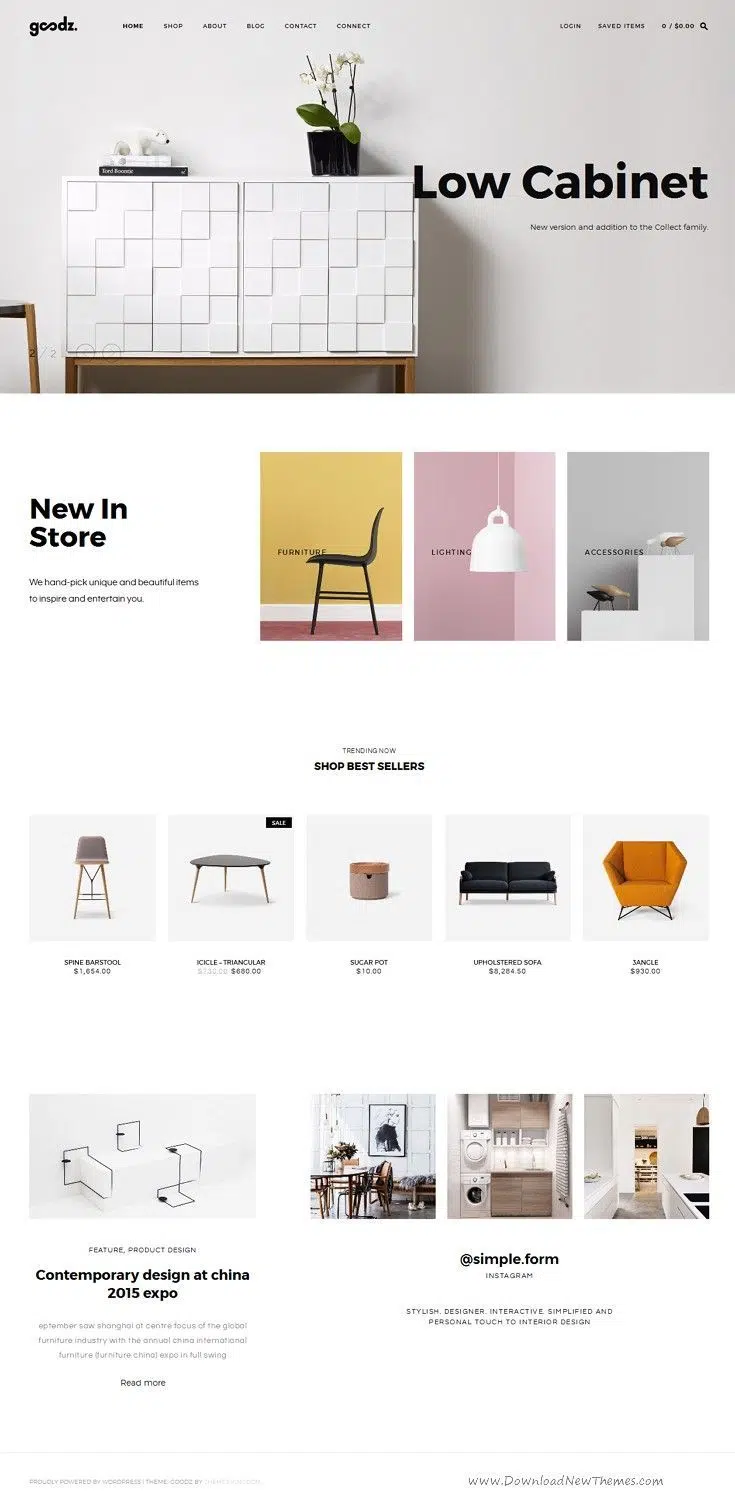 Goodz Shop is beautiful WordPress Theme for multipurpose eCommerce #website…