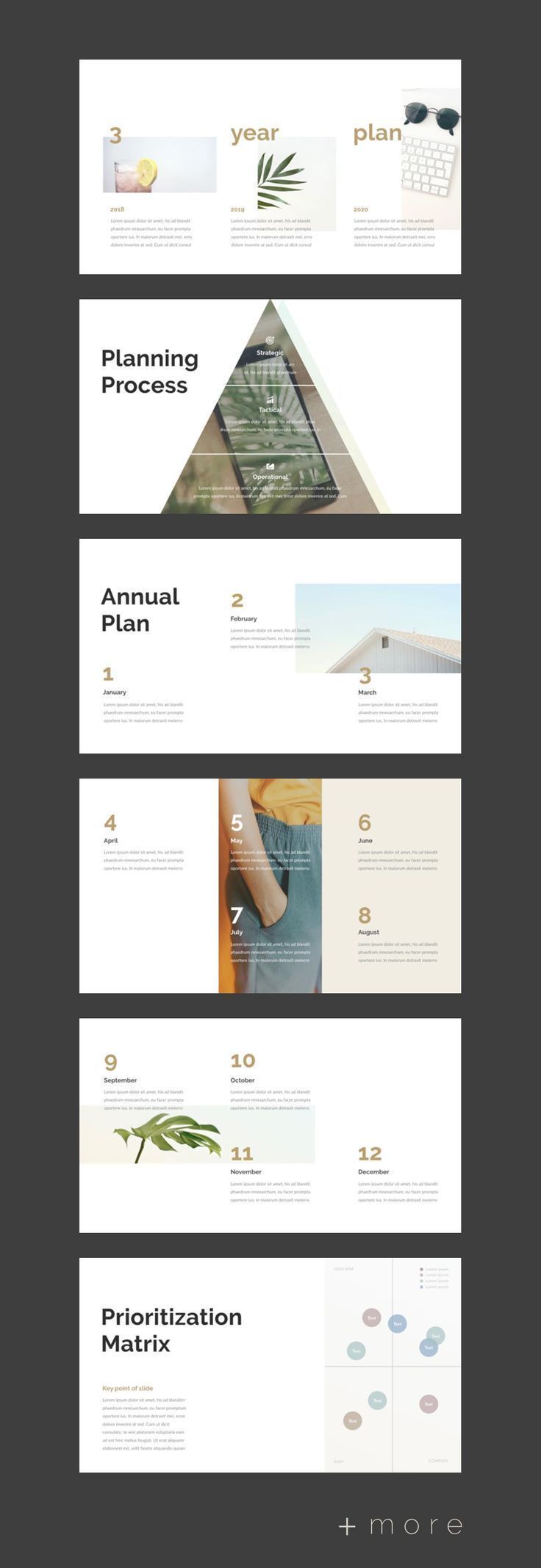 Planner presentation template - 2018 business planning #ppt #plan