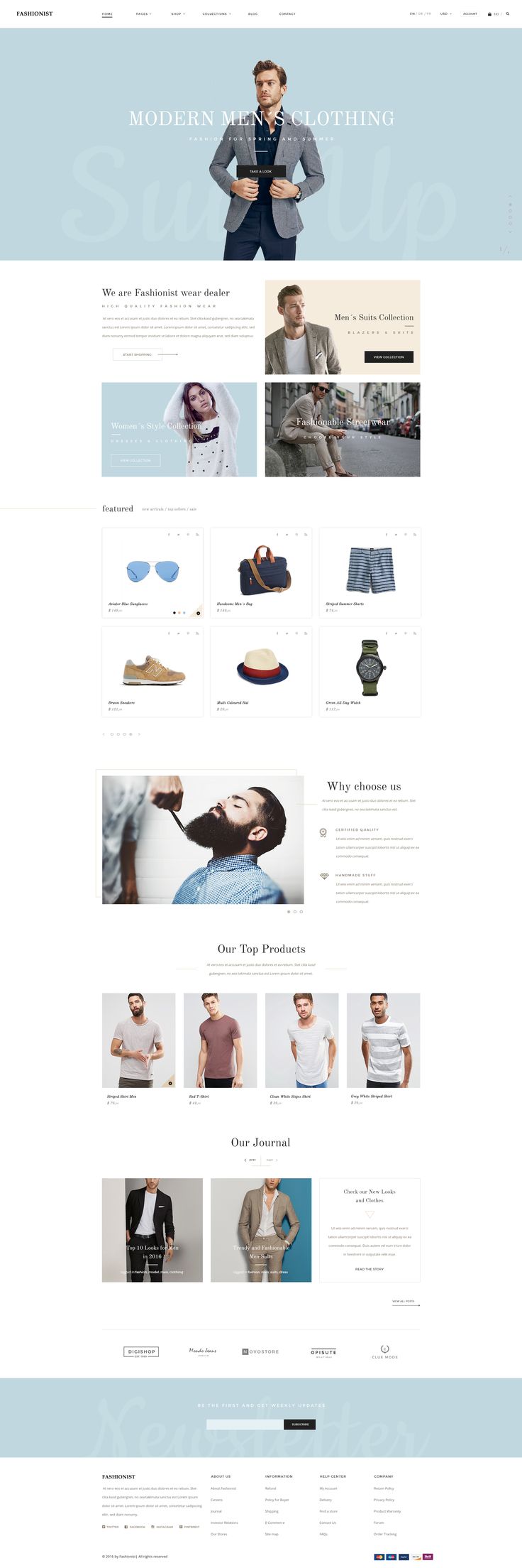 Fashionist - Fashion eCommerce PSD template by KL-Webmedia | ThemeForest
