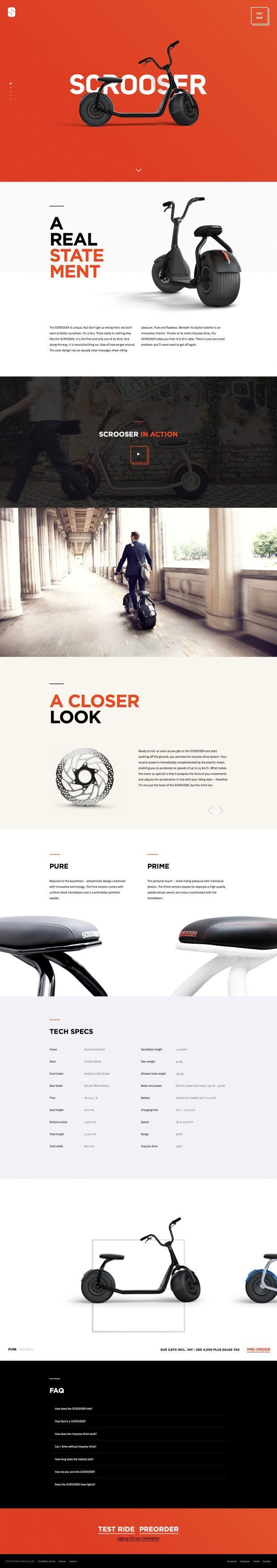 SCROOSER is real lifestyle. The SCROOSER is unique - Best Webdesign inspiration ...